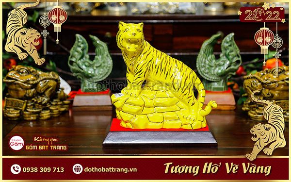 Tượng hổ trang trí phong thủy quận 1 – Chọn tượng hổ làm quà tặng