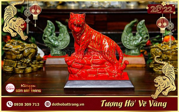 Tượng hổ trang trí phong thủy quận 1 – Chọn tượng hổ làm quà tặng