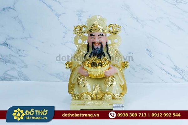 Tượng Thần Tài Thổ Địa đá Đài Loan cao cấp