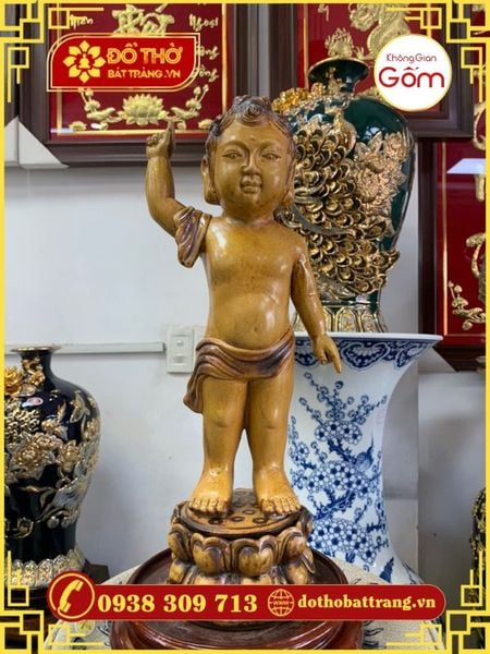 Ưu điểm của tượng Phật đản gốm sứ được ưa chuộng