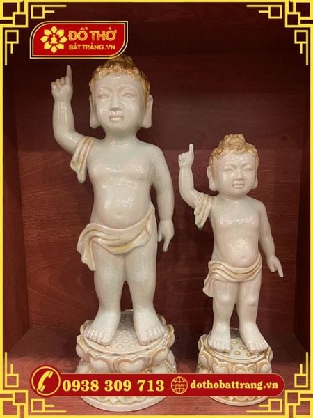 Ưu điểm của tượng Phật đản gốm sứ được ưa chuộng