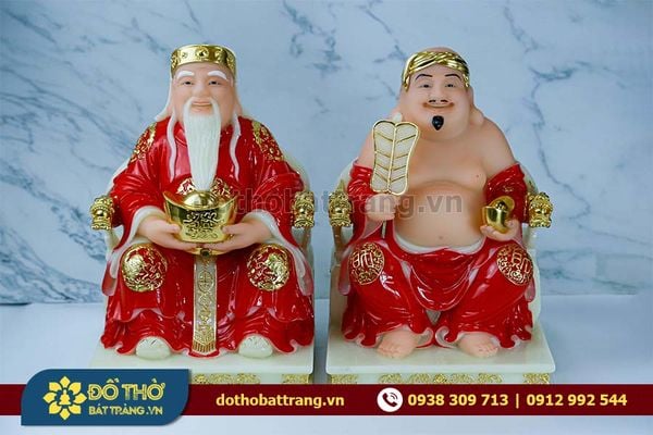 Tượng Thần Tài Thổ Địa đá Đài Loan cao cấp