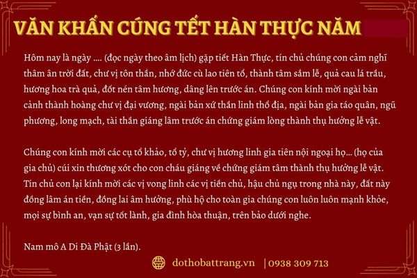 Tết Hàn thực cúng món gì đúng truyền thống?