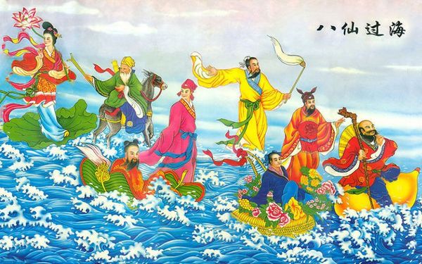 Ý nghĩa Bát tiên quá hải trong phong thủy