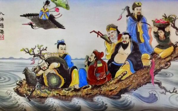 Ý nghĩa Bát tiên quá hải trong phong thủy