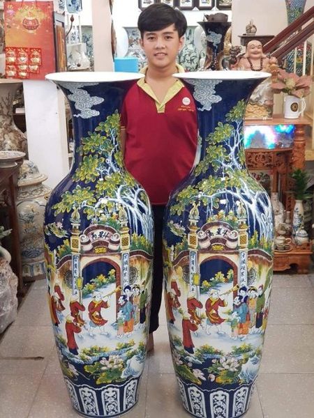 Bình gốm cắm hoa Bát Tràng mua ở đâu? Giá bao nhiêu tiền tại tphcm