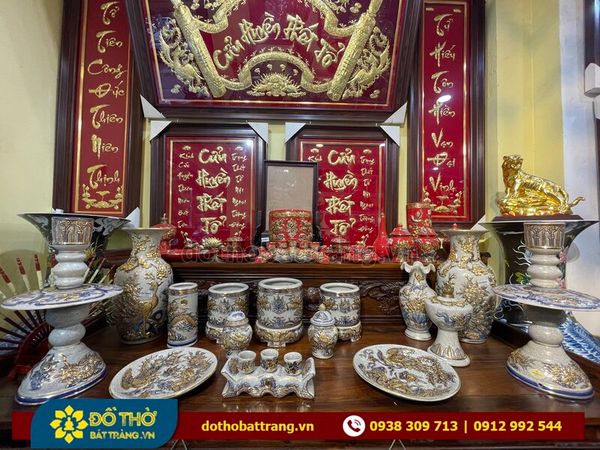 Đồ thờ gốm sứ giả cổ đẹp, giá rẻ, hàng chuẩn gốm sứ Bát Tràng cao cấp