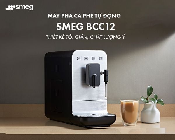Máy Pha Cà Phê Tự Động Smeg Bcc12– Phong Cách Ý Cho Chất Lượng Hoản Hảo