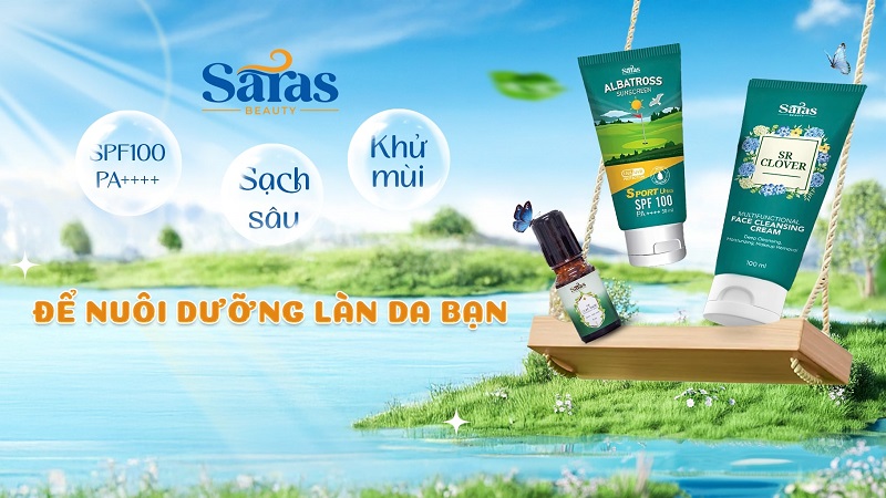 Mỹ phẩm Saras Beauty: Giải pháp chăm sóc da hiệu quả