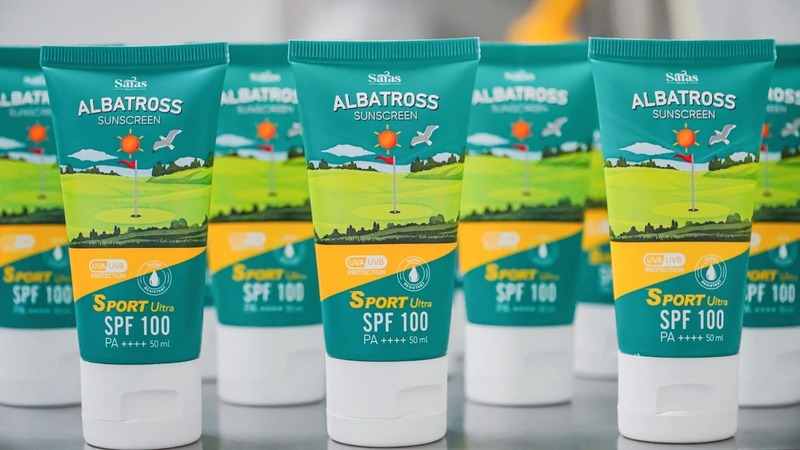 Review kem chống nắng thể thao Albatross Sunscreen từ thực tế