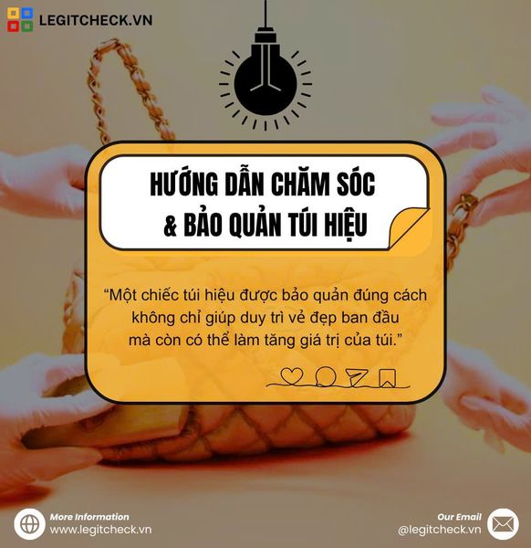 Hướng dẫn chăm sóc và bảo quản túi hiệu