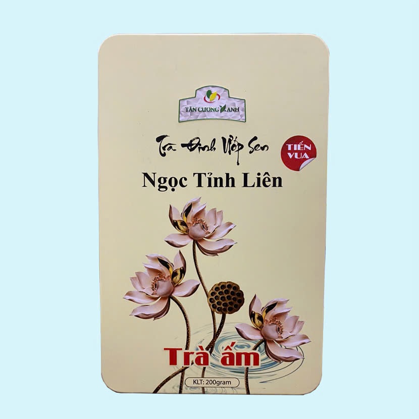 🌿 Trà Đinh ướp Sen Ngọc Tỉnh Liên Tiến Vua – Dòng Trà Cung Đình Thượng Hạng