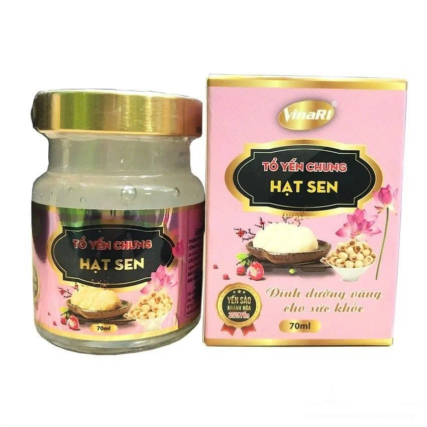 Combo 20 Hũ Yến Sào Khánh Hòa Chưng Hạt Sen 35% 70ml