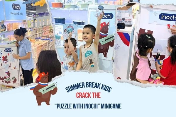 SUMMER BREAK KIDS CRACK THE “PUZZLE WITH INOCHI” MINIGAME AT RUSSIA CORNER – WINMART ROYAL CITY