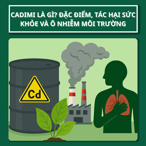Cadimi là gì? Đặc điểm, Tác hại Sức khỏe và Ô nhiễm Môi trường