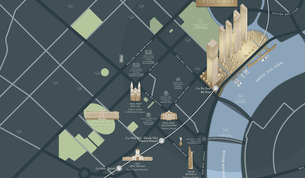 THE GRAND MARINA SAIGON - CĂN HỘ CỦA GIỚI THƯỢNG LƯU NẰM TẠI VỊ TRÍ ĐẮT ĐỊA SÀI GÒN