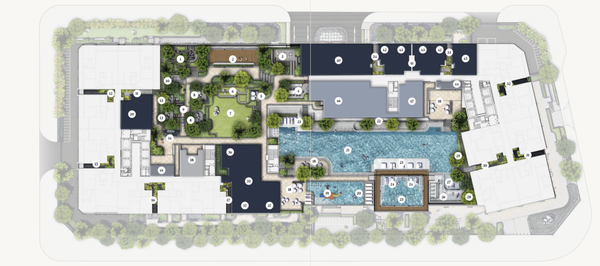 MẶT BẰNG TIỆN ÍCH ORCHARD GRAND – SYCAMORE | CAPITALLAND