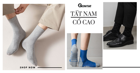 Tất nam cổ cao – Điểm nhấn thời trang dành cho Quý ông