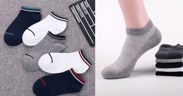 Tất cổ thấp nam cotton