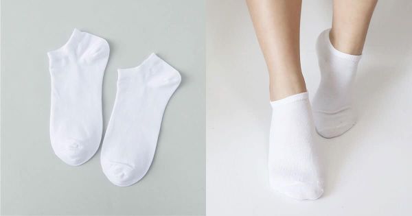Tất trắng cổ ngắn