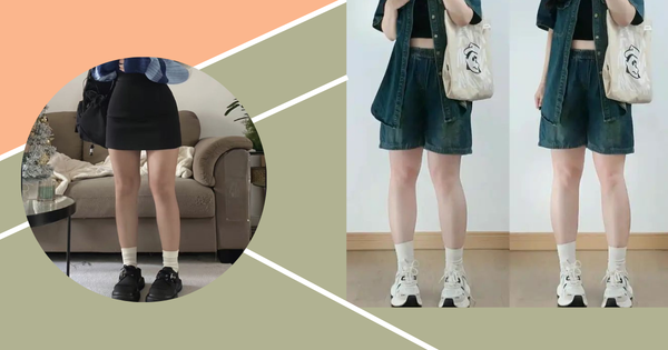 Dáng chân to, bắp chân rõ: chọn loại tất cổ cao ôm nhẹ, không siết