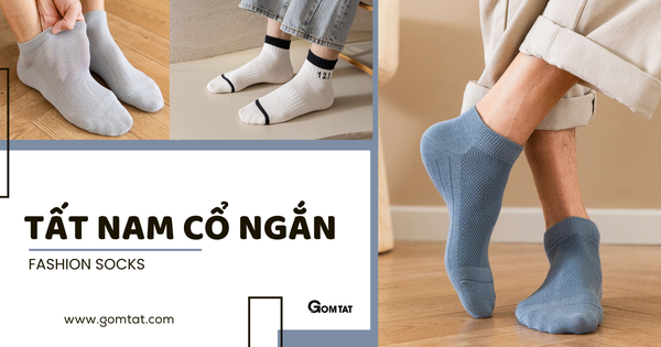 Kết hợp tất ngắn cổ nam trong trang phục phái mạnh
