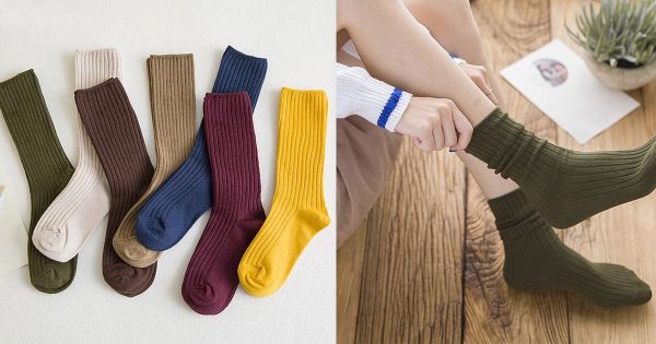 Tất nữ thun giữ ấm chân