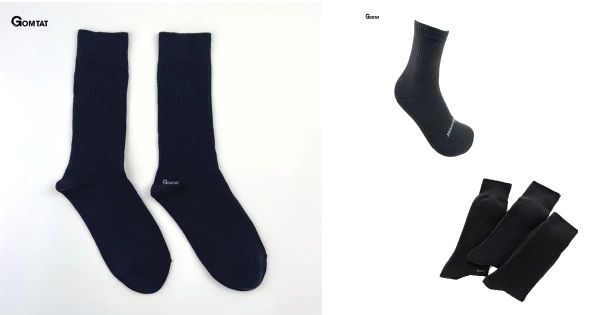 Tất đen phối với giày tây