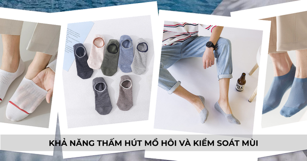 Khả năng thấm hút mồ hôi và kiểm soát mùi của tất lười