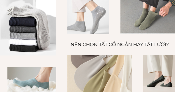nên chọn tất lười hay tất cổ ngắn