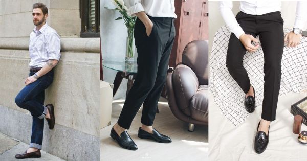 Cách phối giày lười phong cách trẻ trung năng động