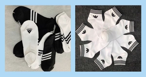 Tất nam cổ ngắn Adidas