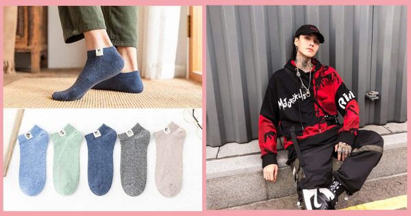 Tất nam cổ ngắn chính hãng phối cùng Hoddie và Jogger