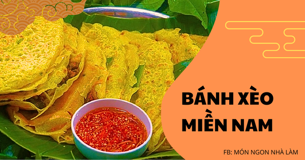 bánh xèo miền Nam trứ danh