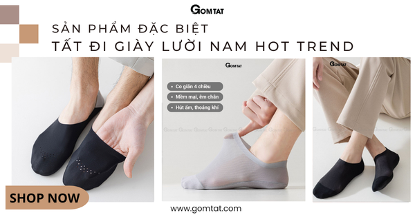 Những ưu điểm nổi bật của tất nam đi giày lười tàng hình