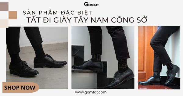 tất đi giày tây