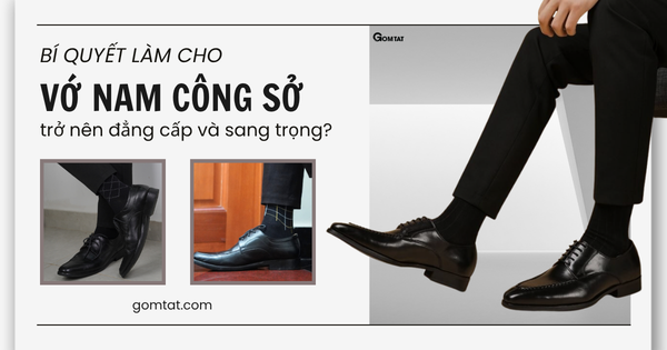 Tất nam đi giày tây công sở: Sự lựa chọn lịch sự và sang trọng