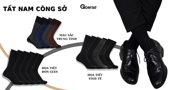 Tầm quan trọng của việc kết hợp Tất nam đi giày tây và giày