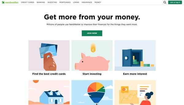 Website khởi nghiệp “NerdWallett