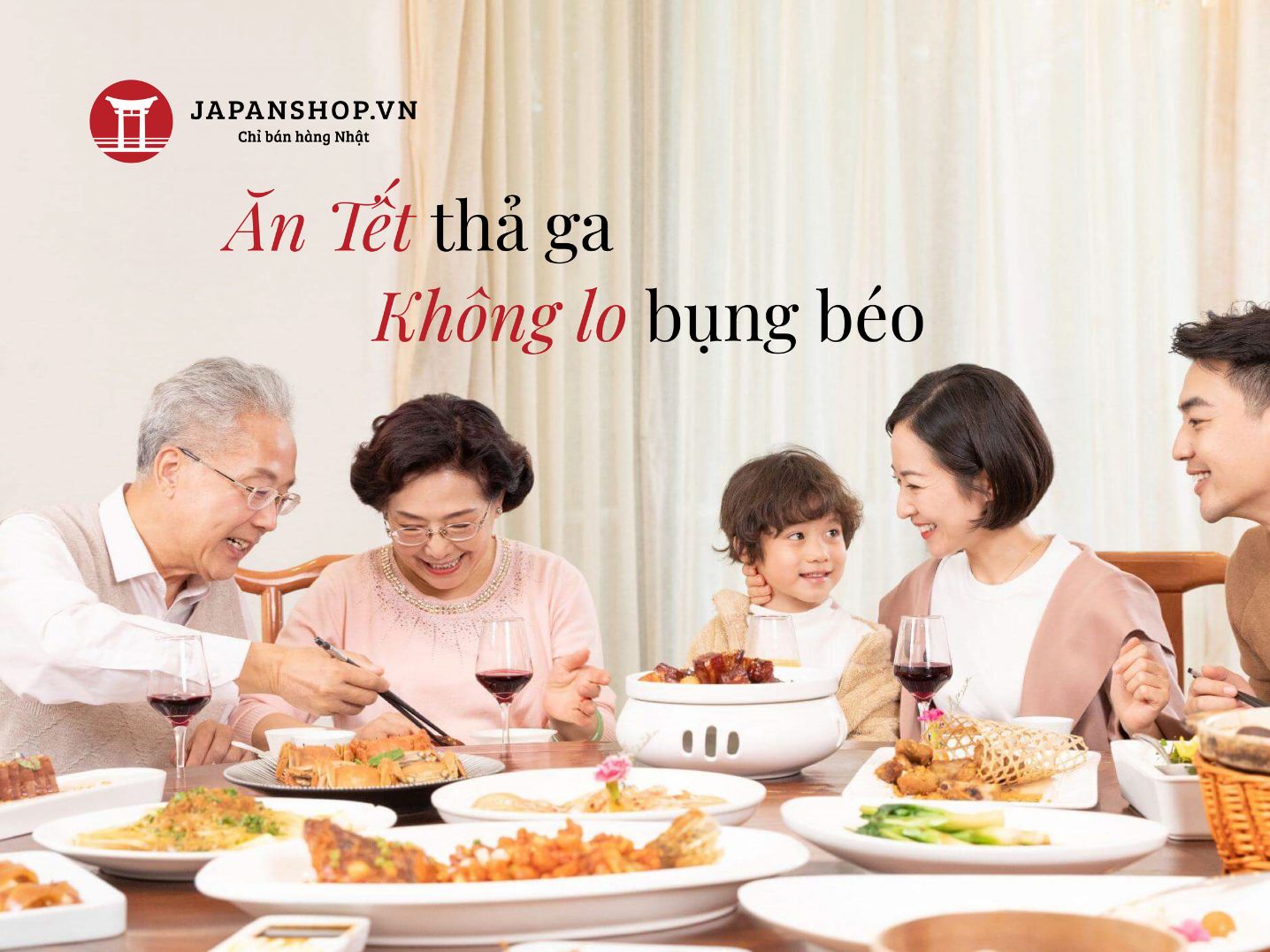 Ăn uống thả ga - không lo ngấn mỡ - đón tết dáng thon