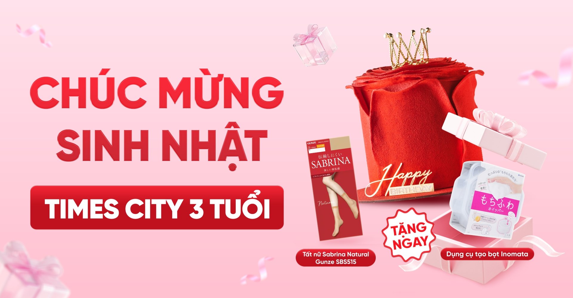 Chúc mừng sinh nhật Japanshop.vn Timecity 3 tuổi