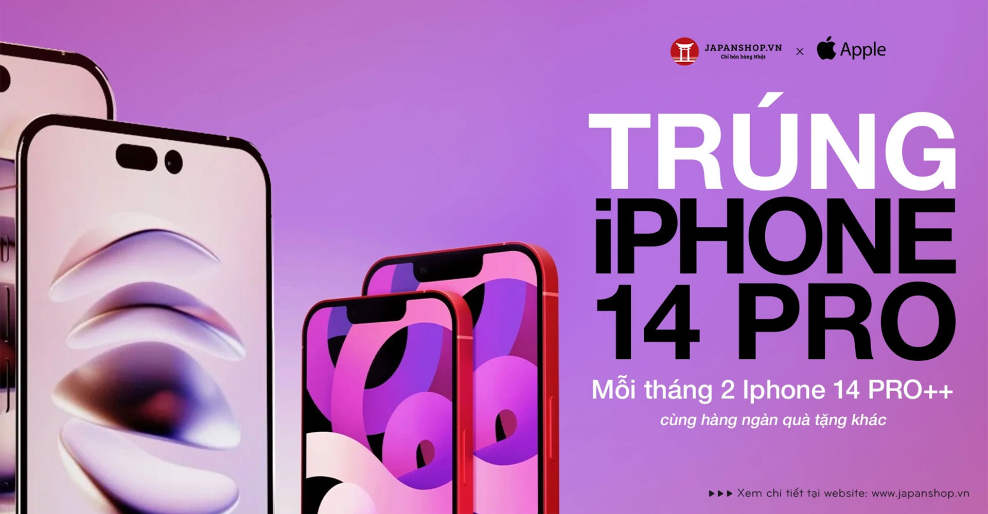 Mua hàng nhật, giật iphone 14 pro tại japanshop.vn