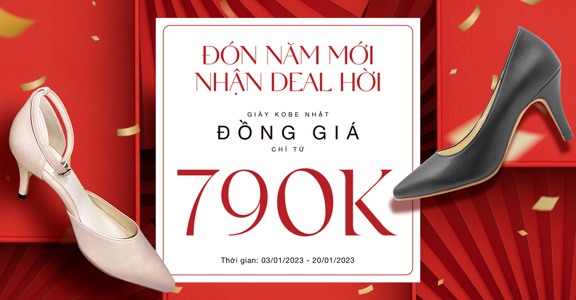 Mua ngay giày kobe đồng giá từ 790k - đón năm mới nhận deal hời
