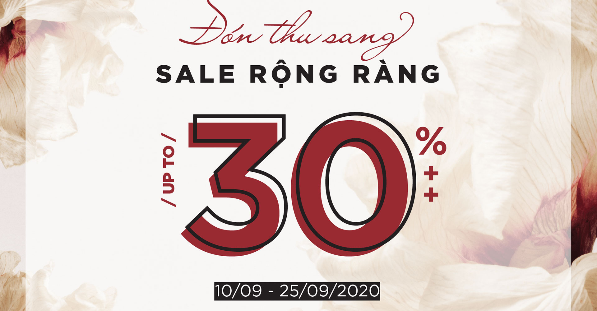 Đón thu sang - Sale rộn ràng