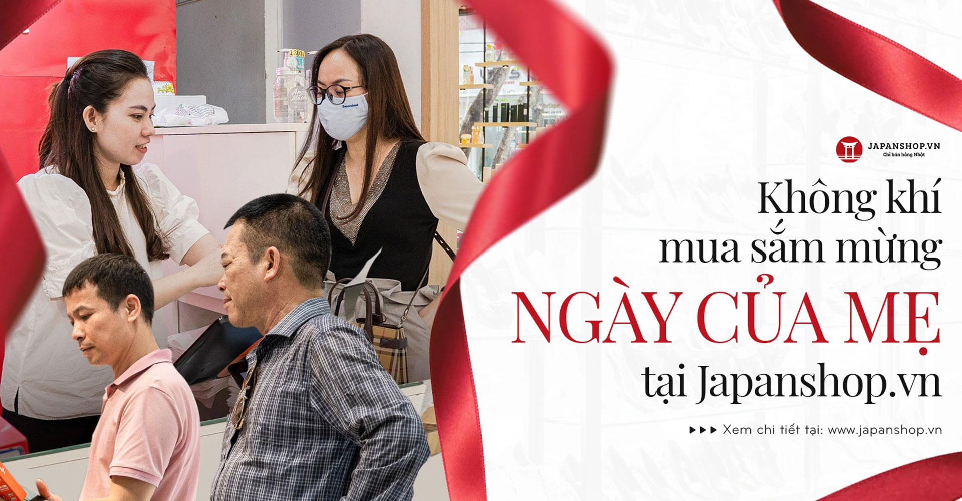 Không khí mua sắm mừng ngày của mẹ tại japanshop.vn