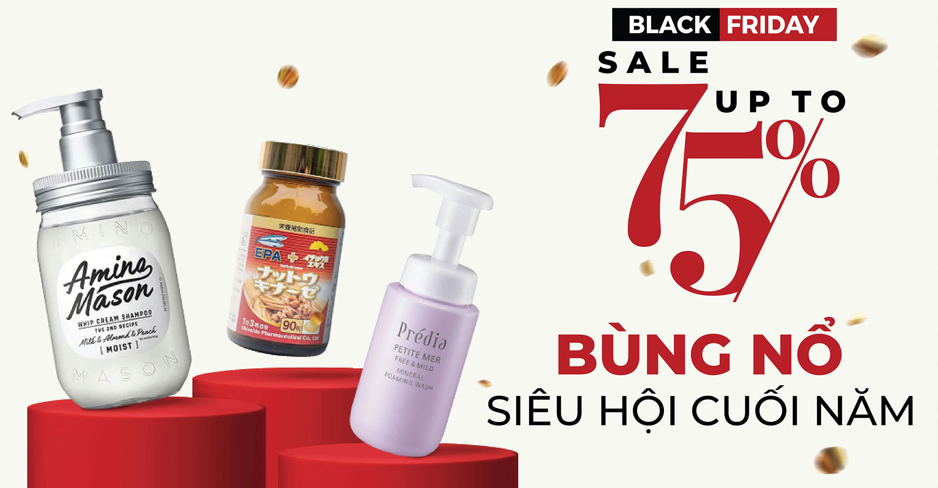 Bùng nổ siêu hội cuối năm: Sale up to 75%