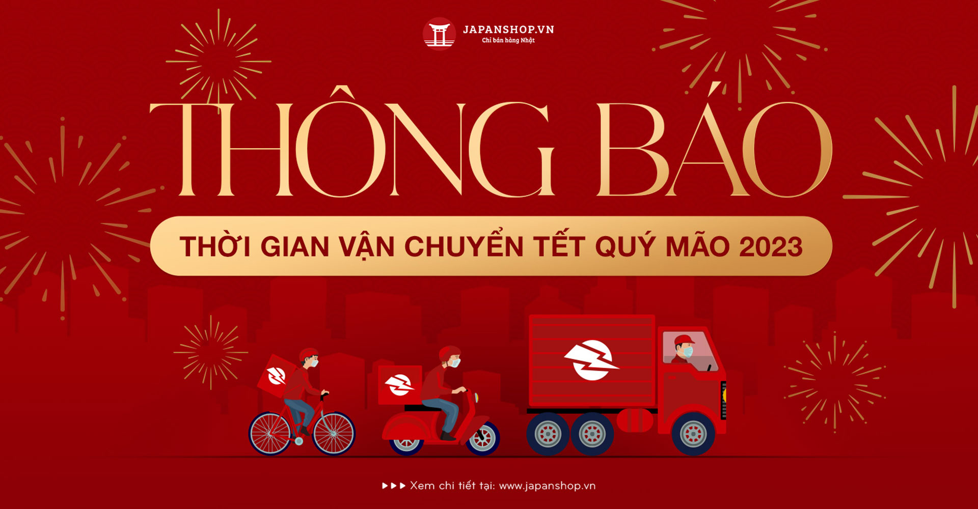 Thông báo lịch vận chuyển đơn hàng dịp tết âm lịch 2023