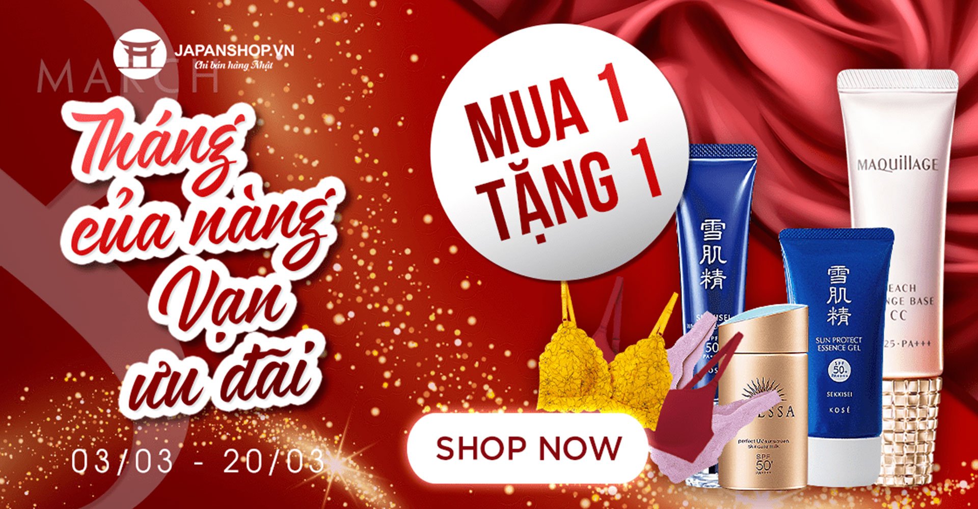Tháng của nàng – vạn ưu đãi cùng japanshop.vn