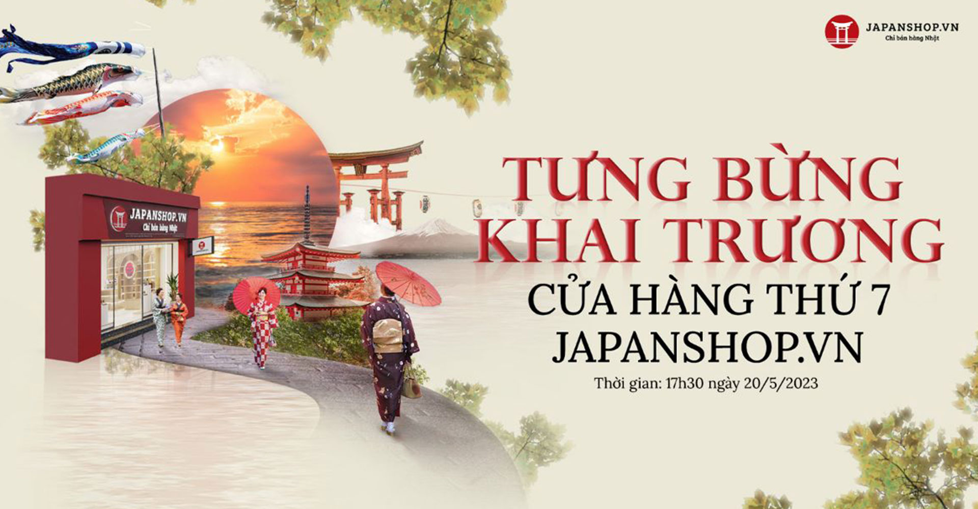 Thông báo khai trương japanshop.vn cơ sở thứ 7 khu vực ngoại giao đoàn