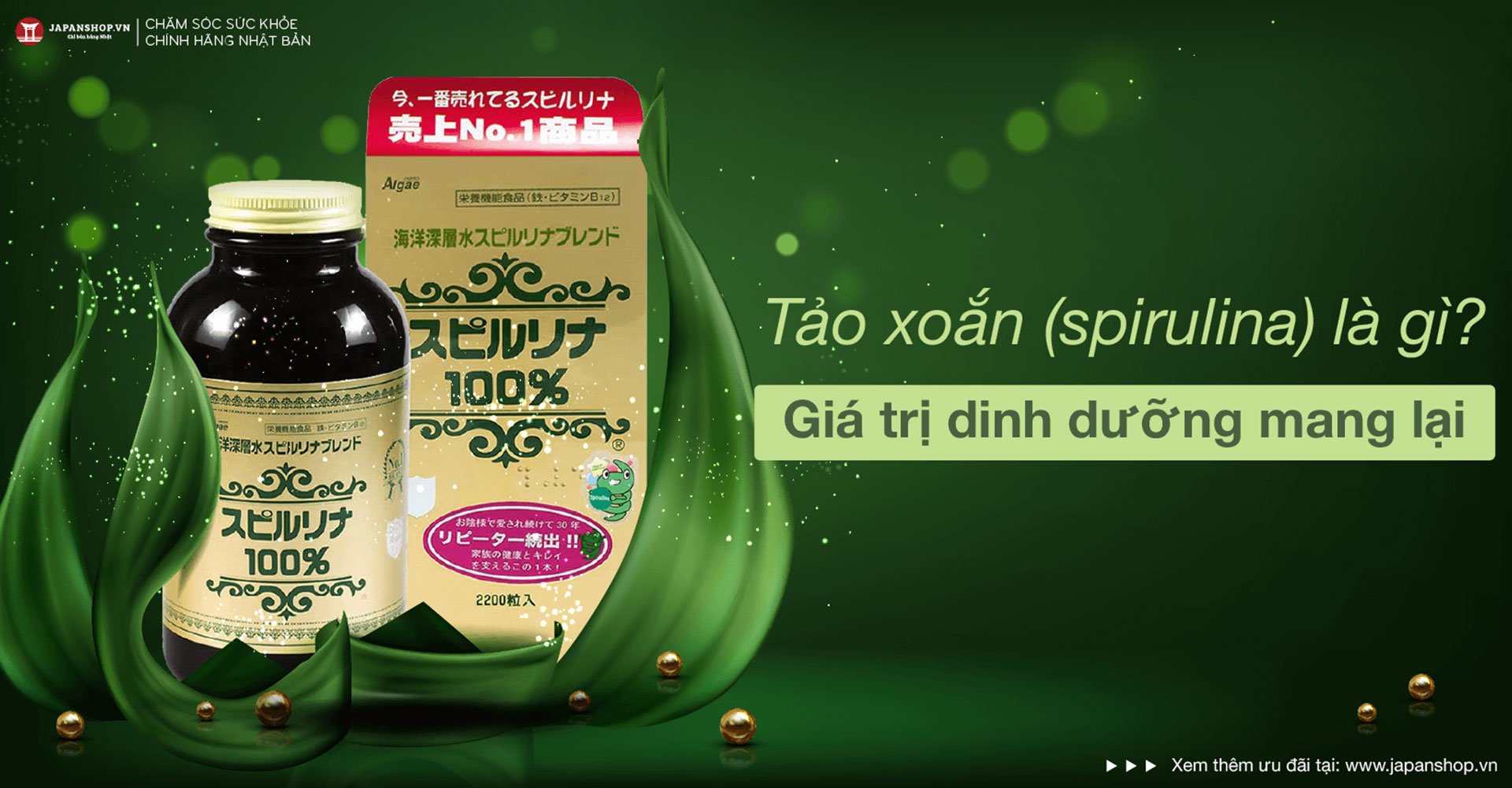 Tảo xoắn (spirulina) là gì? Giá trị dinh dưỡng mang lại